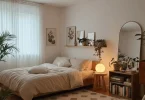 comfortable bedroom setup