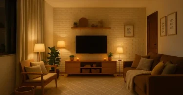 relaxing home atmosphere