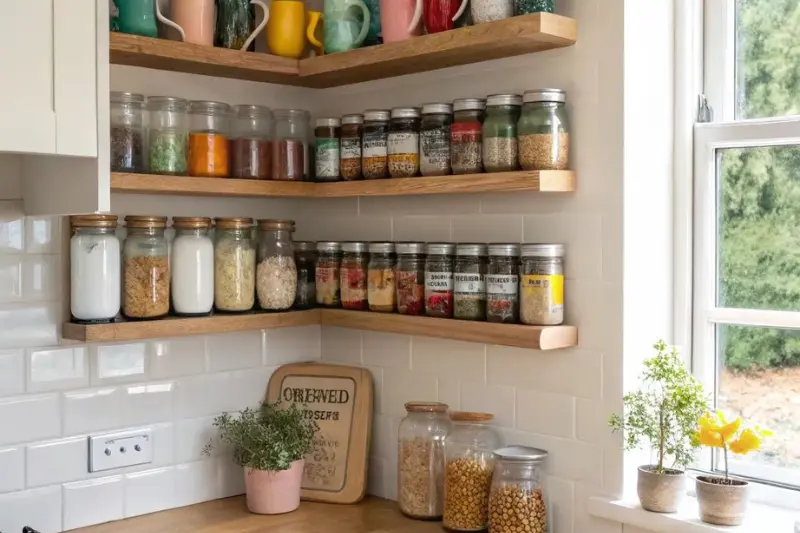 use vertical storage space